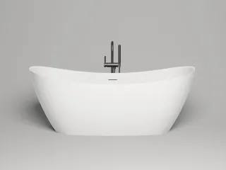 Ванна из искусственного камня Salini Noemi S-Sense 101811GRH 185x81см RAL снаружи